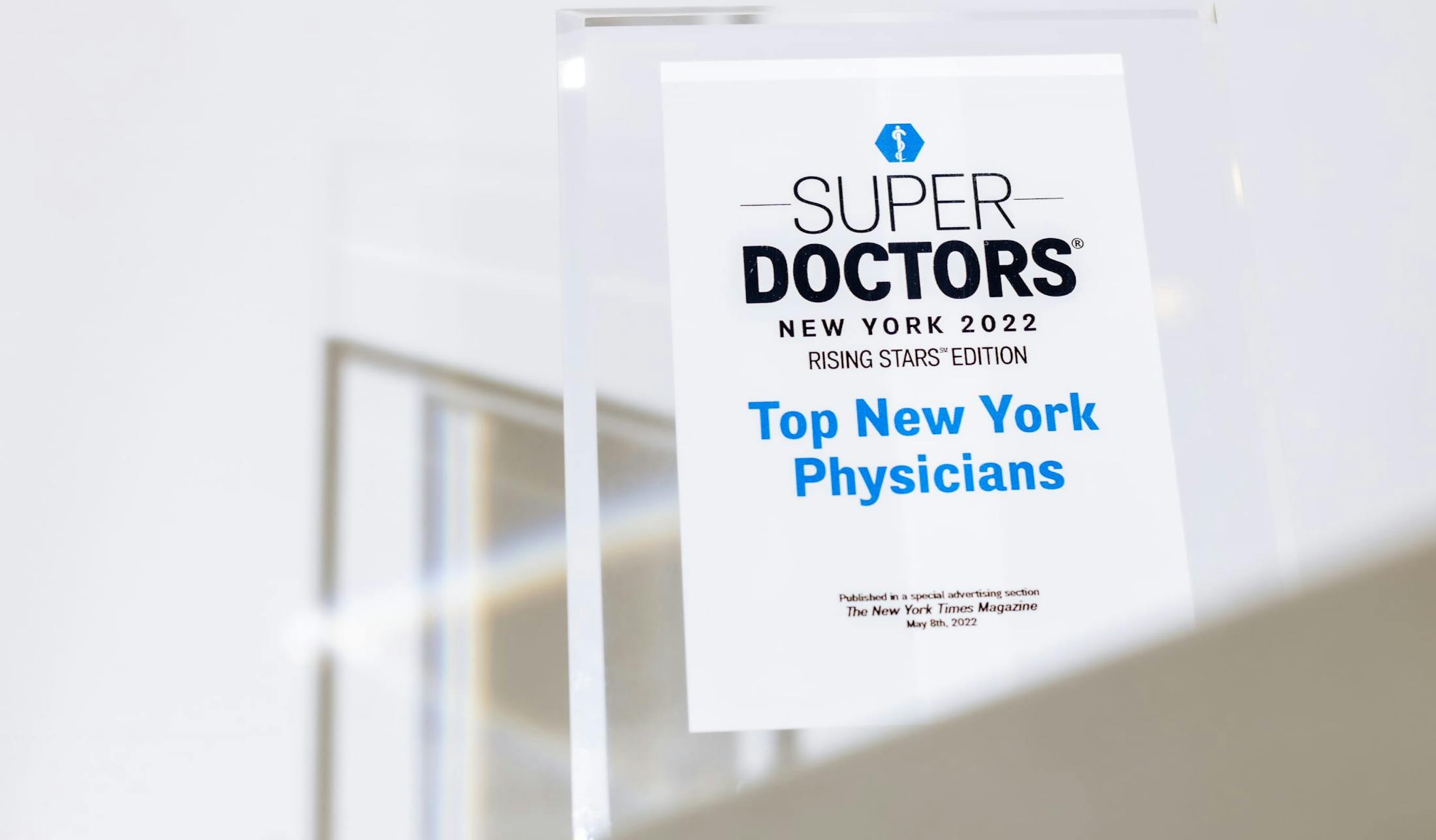 Super Doctors New York 2022 award