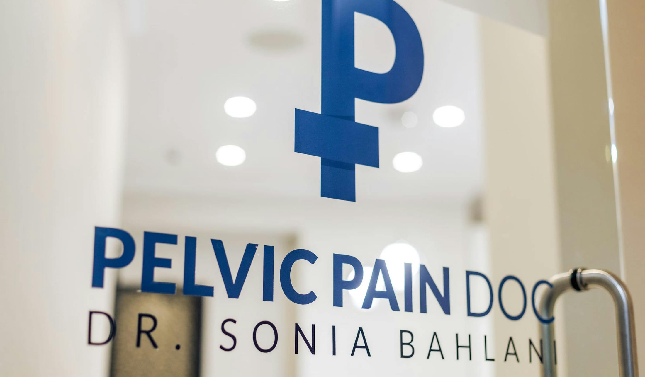 Pelvic Pain Doc sign on the door