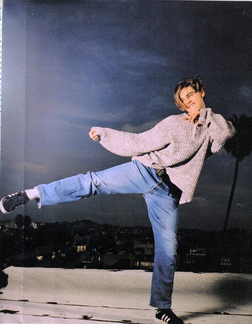 A Look Back At Leonardo DiCaprio's Best '90s Moments | L'Officiel Singapore, image size:840x1078
