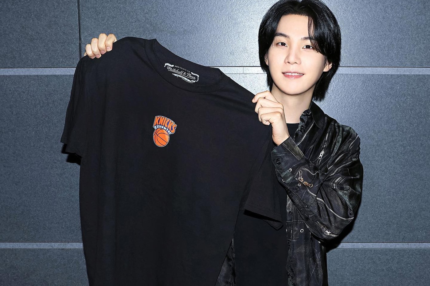 BTS' Suga Reveals an NBA Capsule Collection with Mitchell & Ness