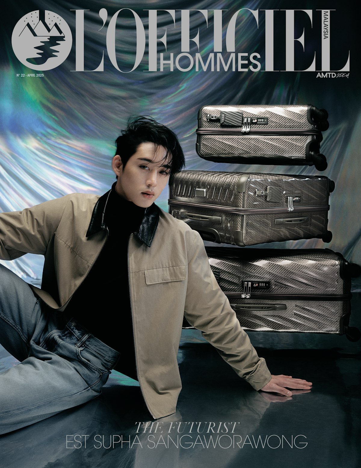 Est Supha Sangaworawong grace the L'Officiel Hommes April 2025 cover
