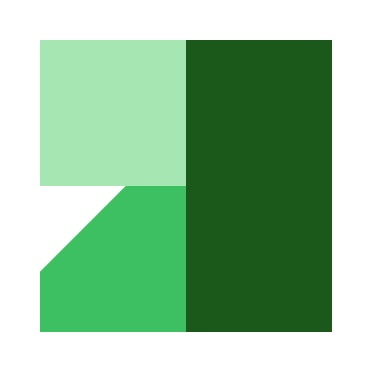 abstract green shapes that represent capital