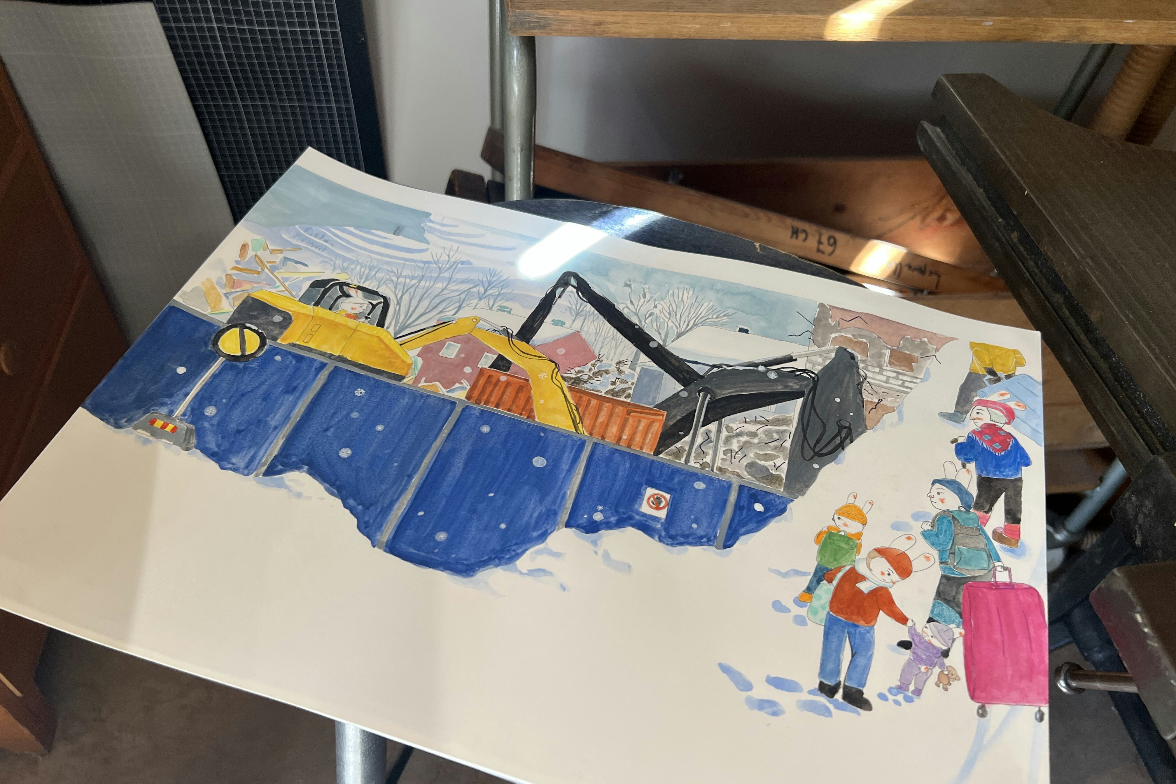 Process documentation. Photo: Aria Lee