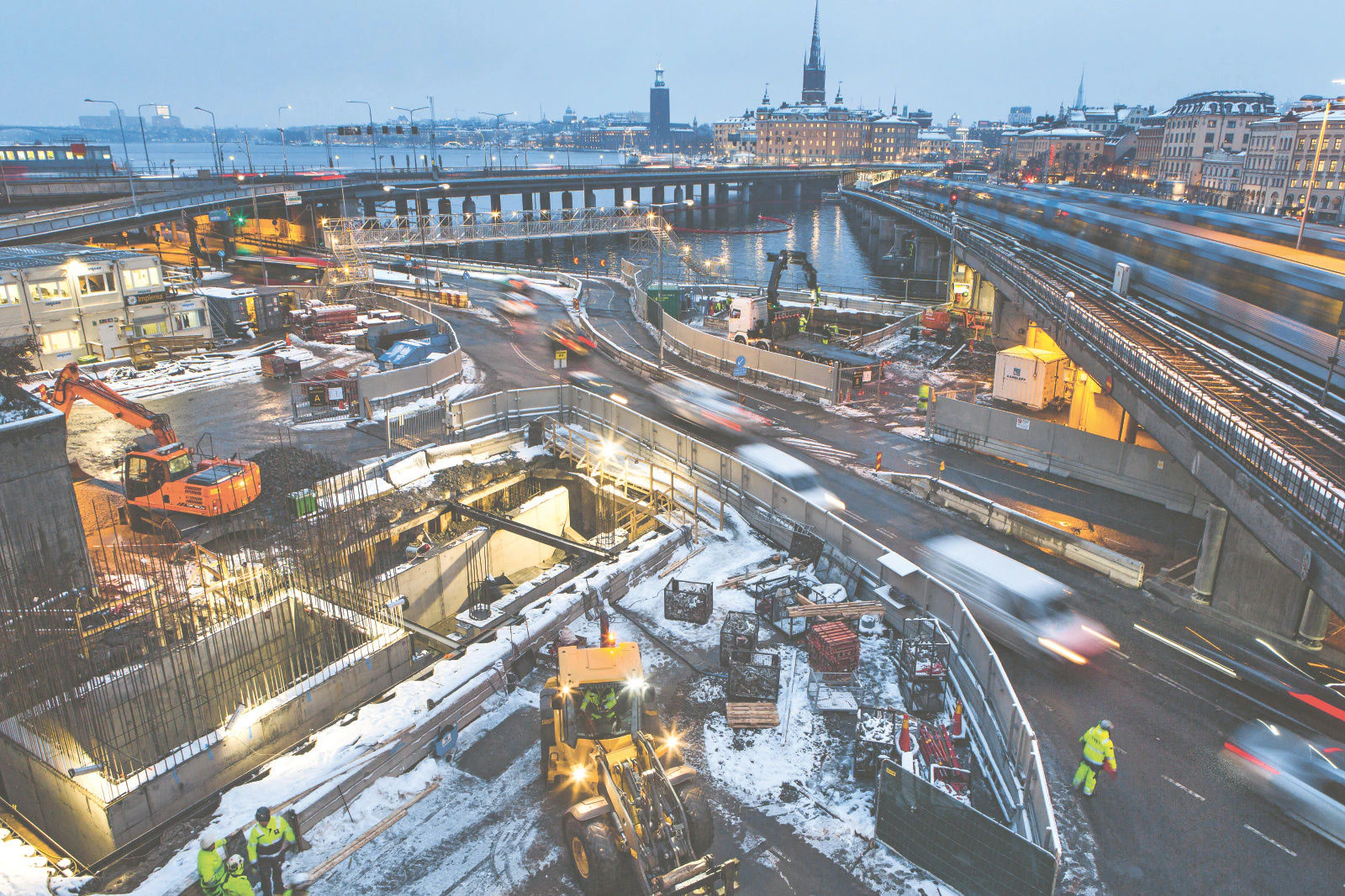 Stockholm construction site