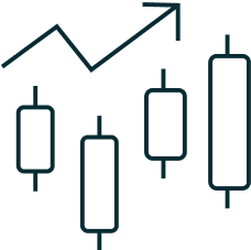 Rising Stock Icon