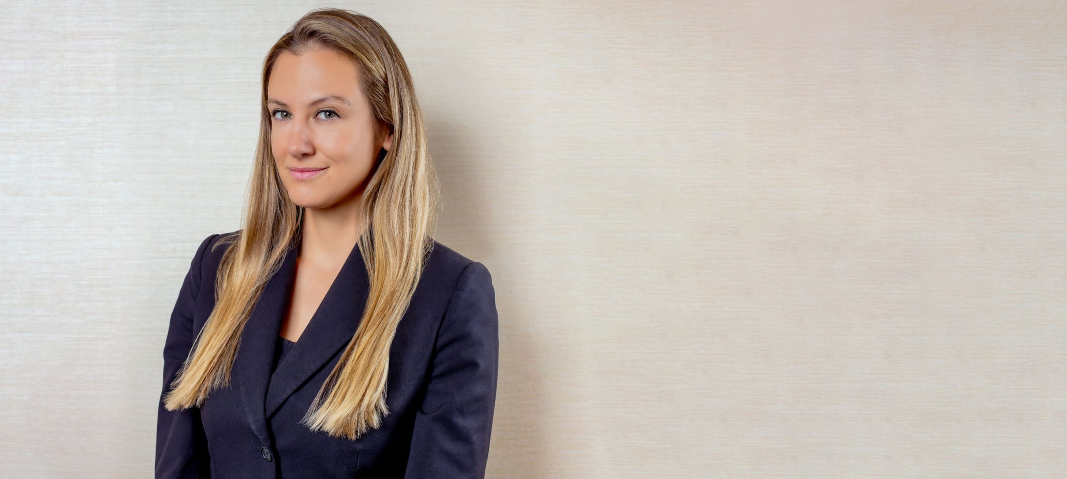 Image of Julie Gaudreau in a suit