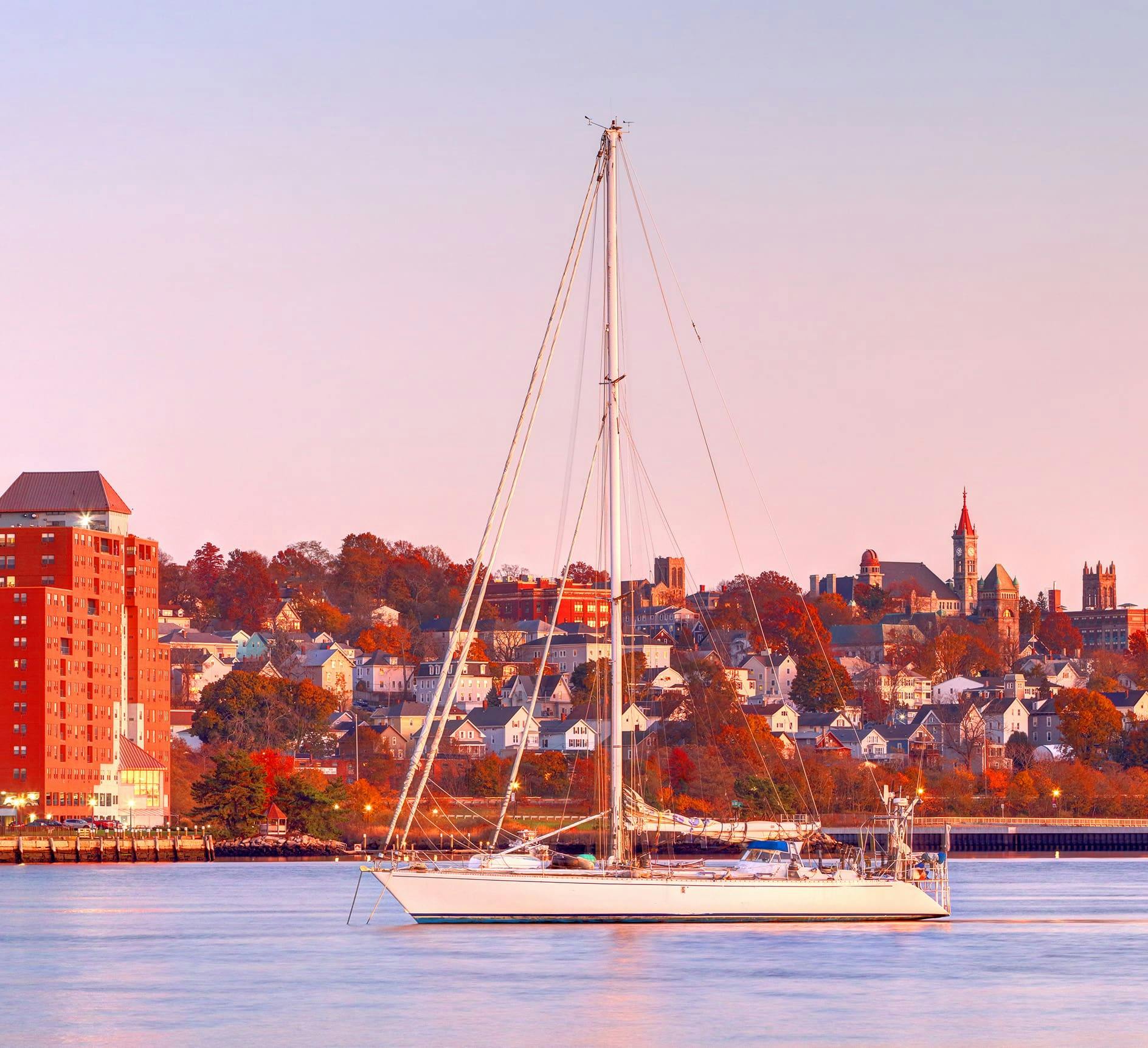 Sailboat on the water