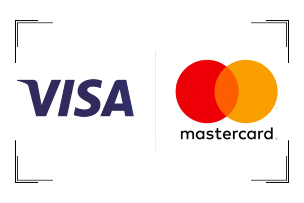 Visa and Mastercard logo