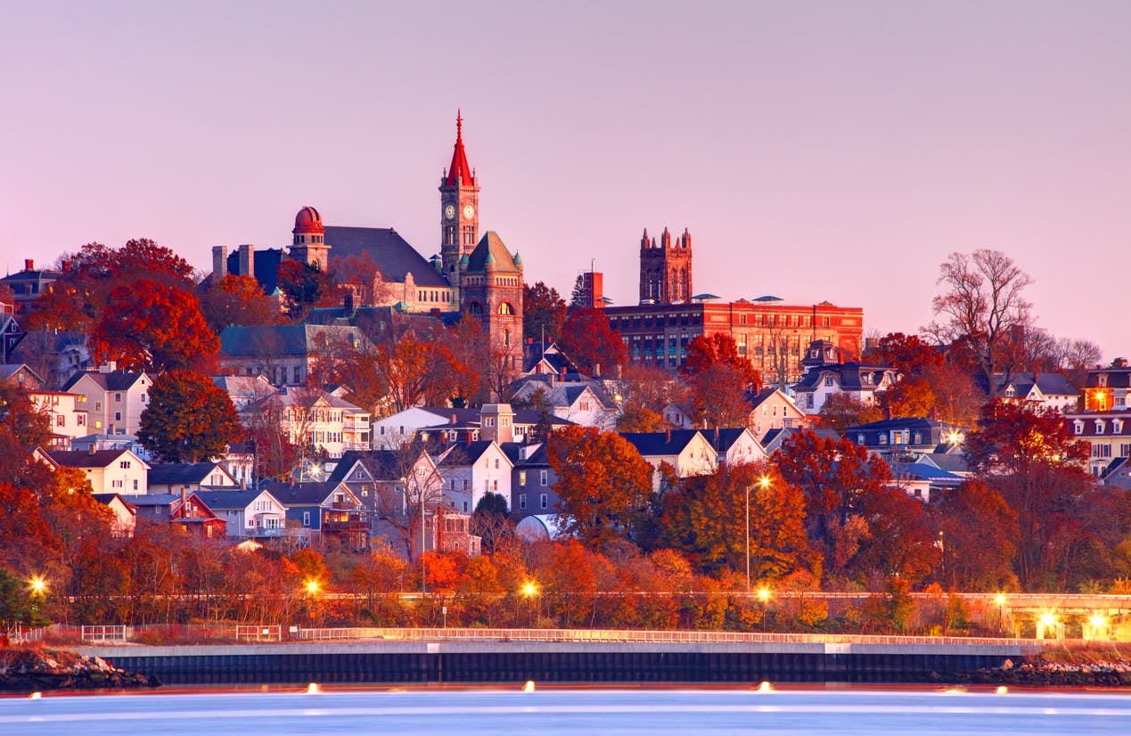 The city of Fall River, MA