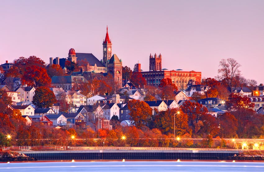 The city of Fall River, MA