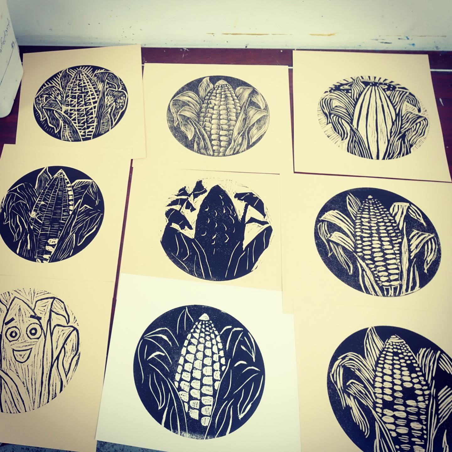 De la Milpa a la Mesa. Print workshop 2021