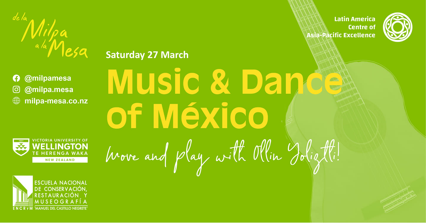 Music and Dance of Mexico. Workshop poster 2021