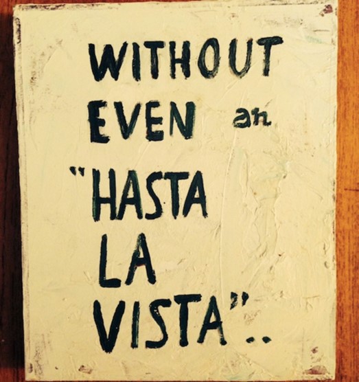 Tom Kreisler. Without even an 'hasta la vista', 1995.