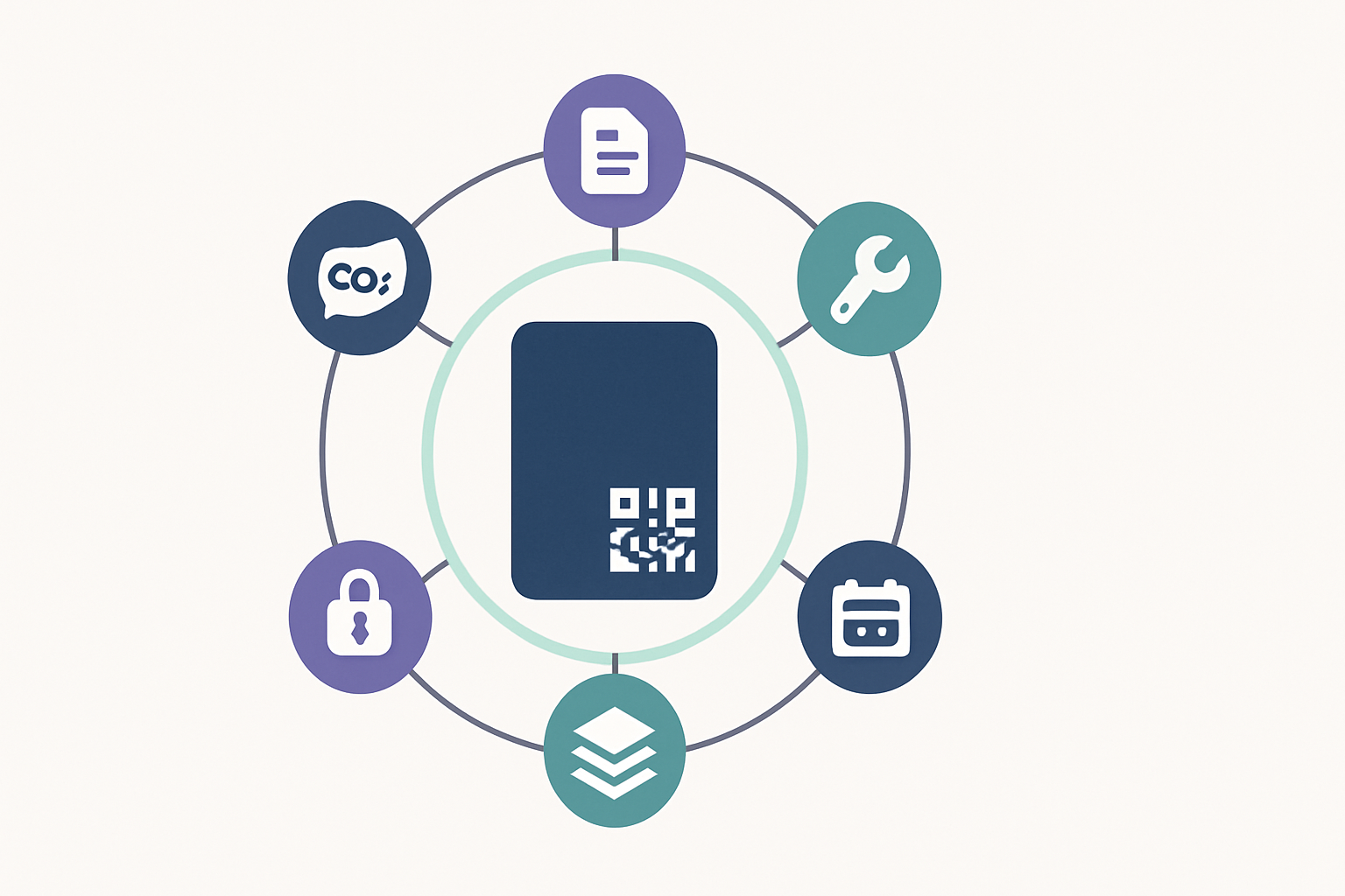 Konzeptdiagramm mit DPP-Datenpunkten