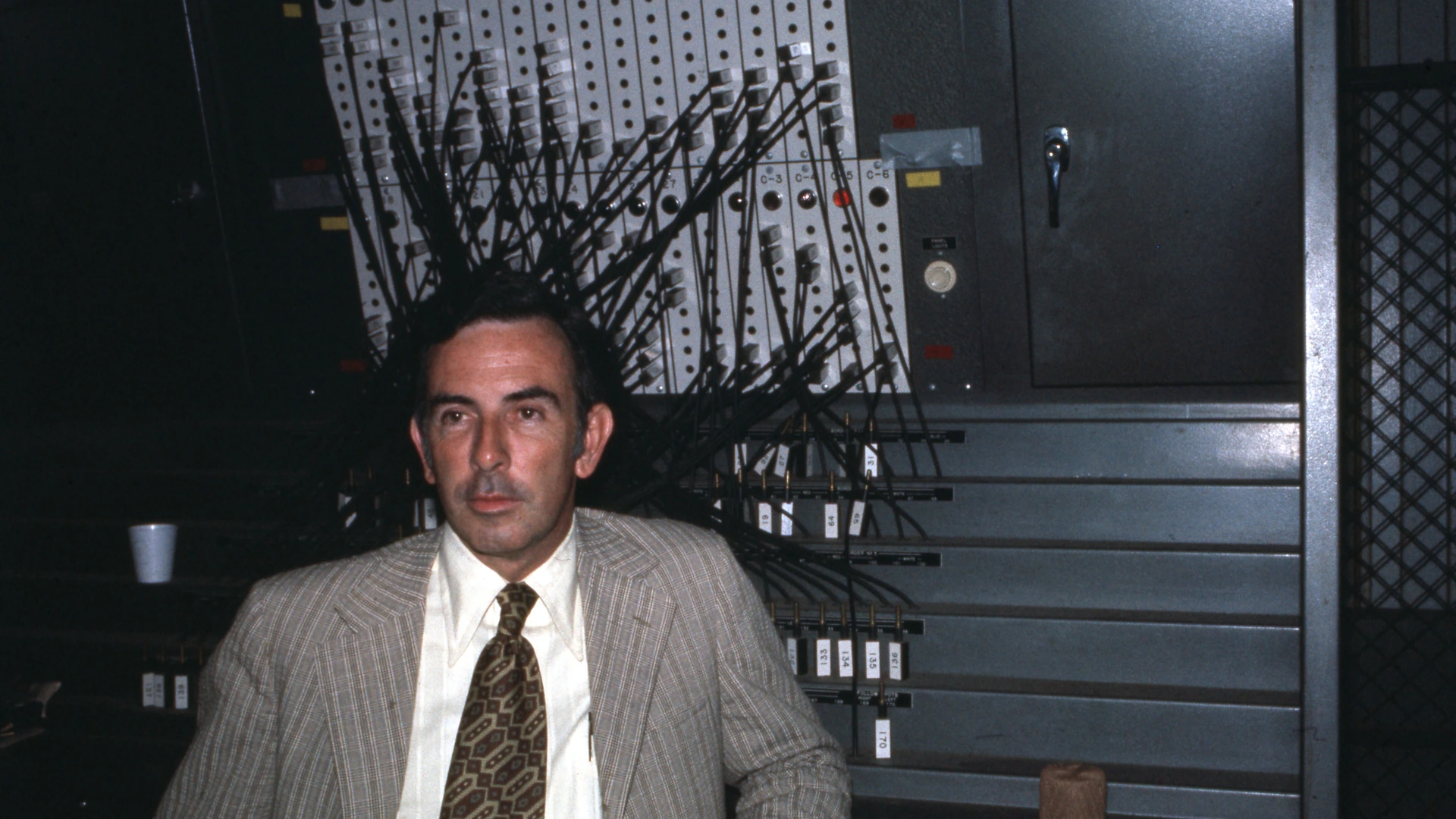 Floyd backstage at Miller Outdoor Theatre for HGO’s first production of Susannah in 1972, the year that Flower and Hawk premiered.