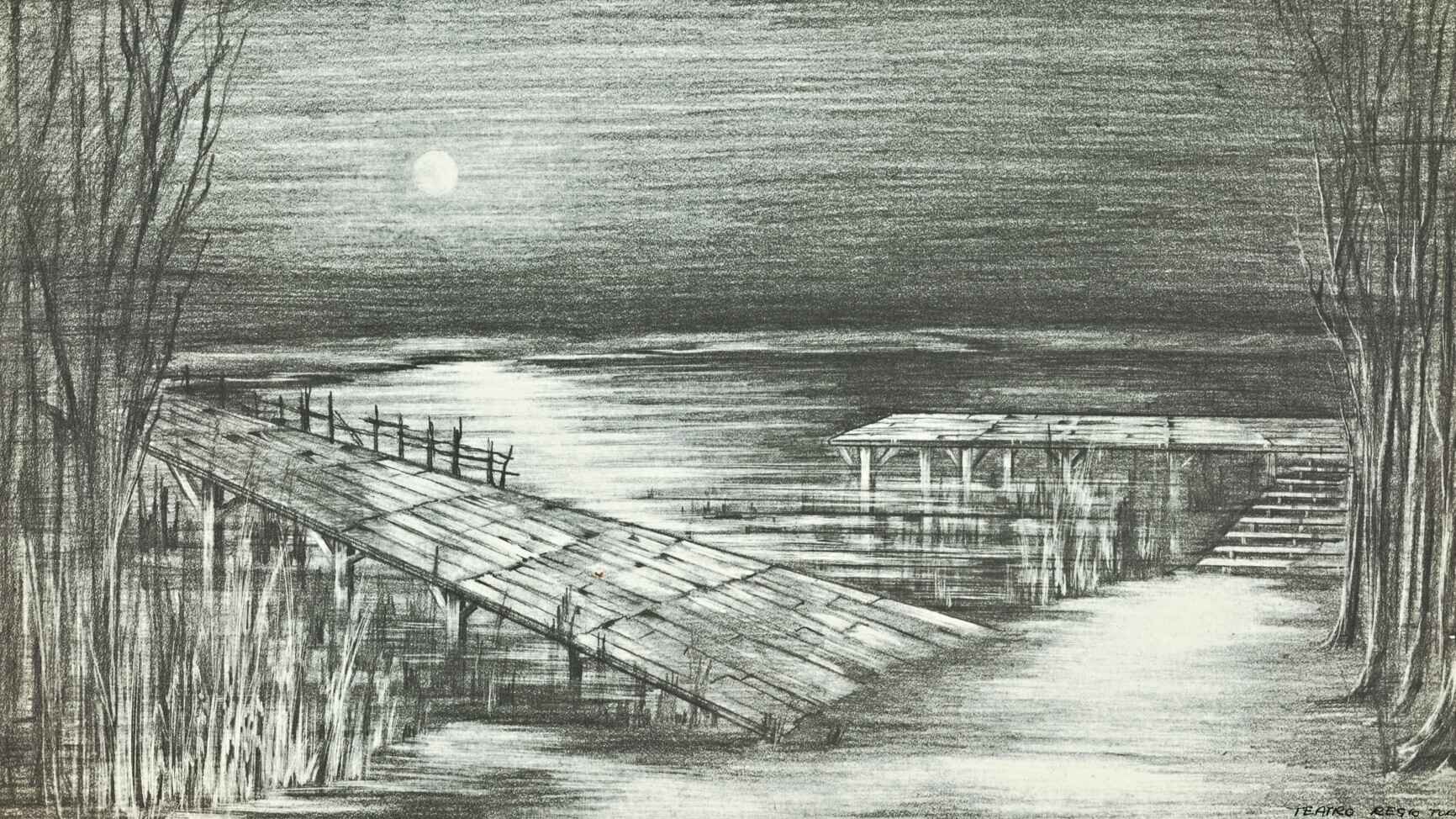 Ferruccio Villagrossi’s set design for a 1971 Teatro Regio di Torino production of Shostakovich’s Lady Macbeth of Mtsensk.