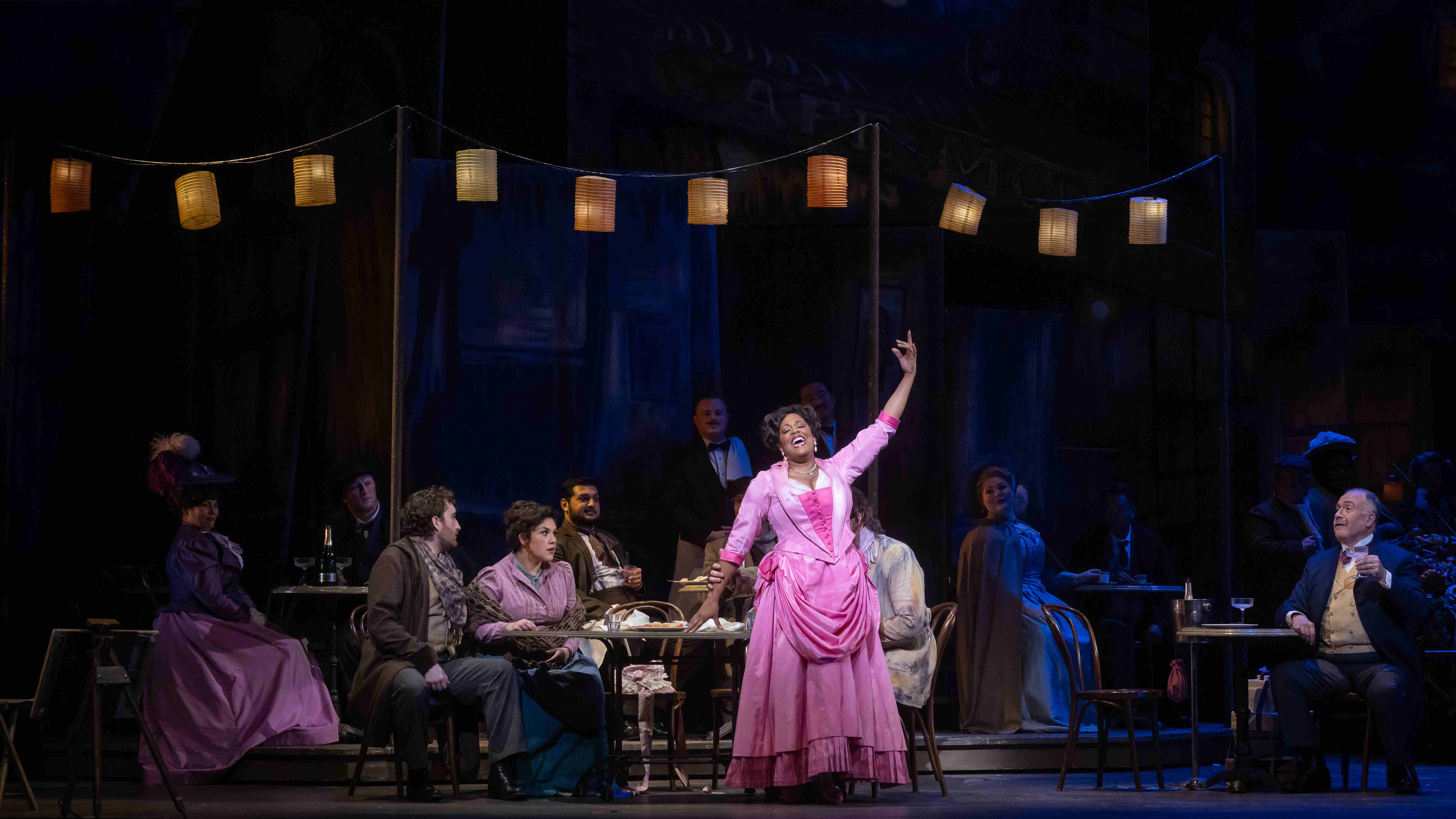 HGO’s 2025 production of Puccini’s La bohème, which is sung in Italian with English supertitles (photo: Lynn Lane).