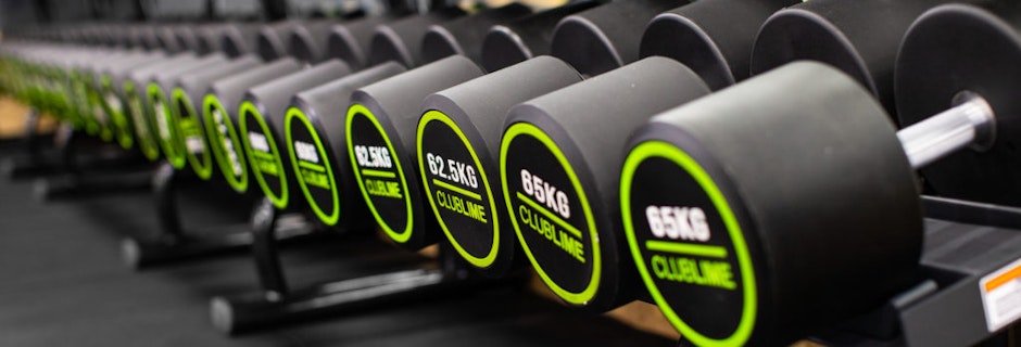 Photo of weights rack at gym Image for Club Lime at Home