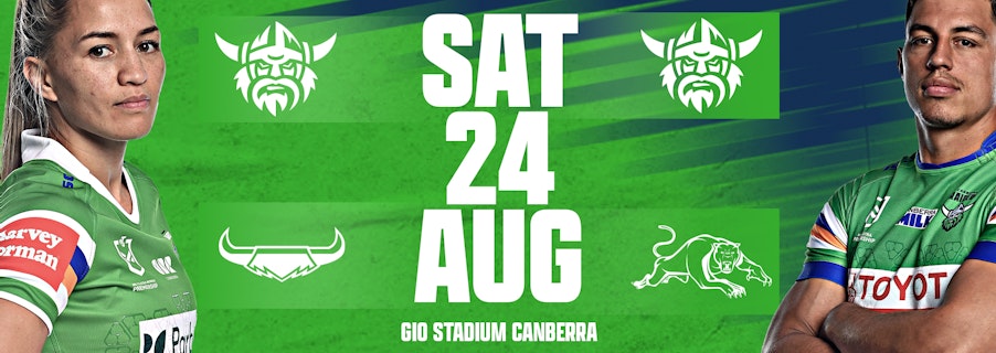 Image for Canberra Raiders double pass giveaway