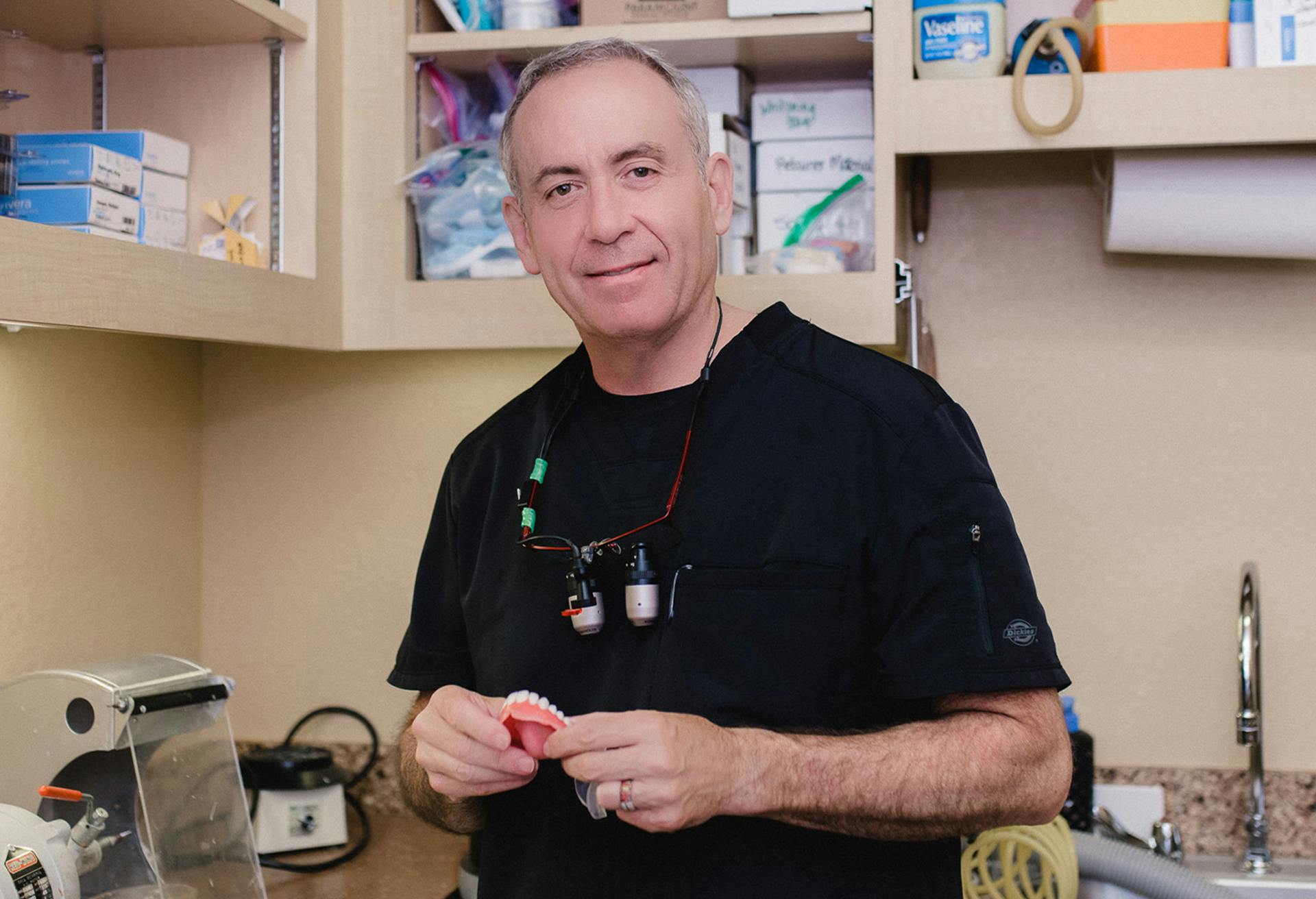 Dr. David Crumpton at work