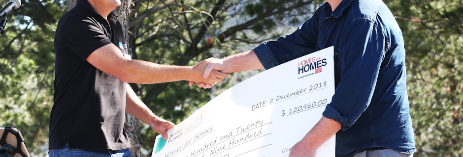 Second Homes for Homes donation, just in time for Christmas. Image for Second Homes for Homes donation, just in time for Christmas.