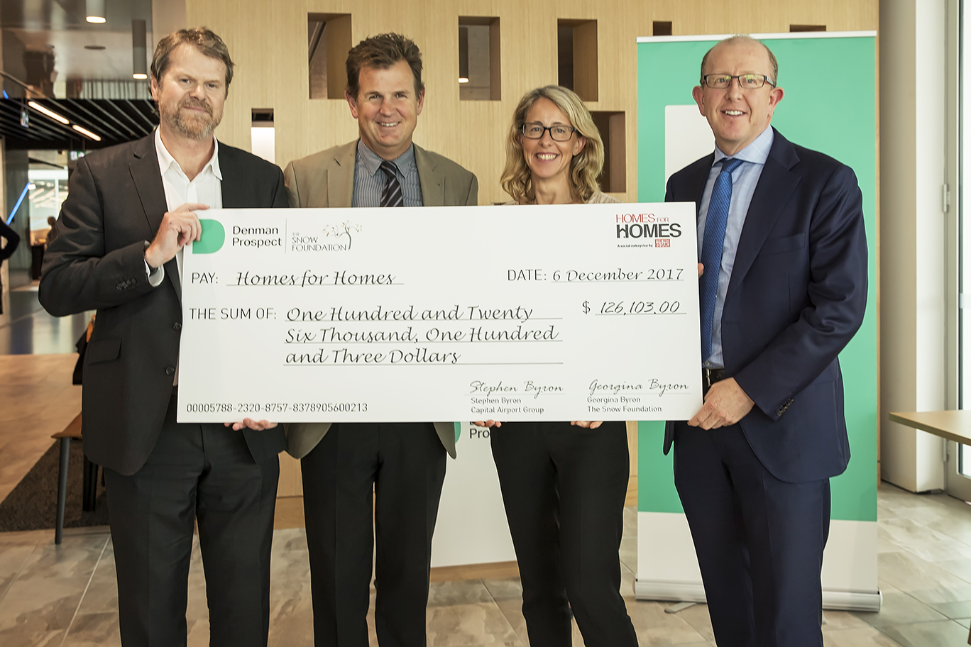 Image for Capital Airport Group Makes First Payment to Homes for Homes Initiative