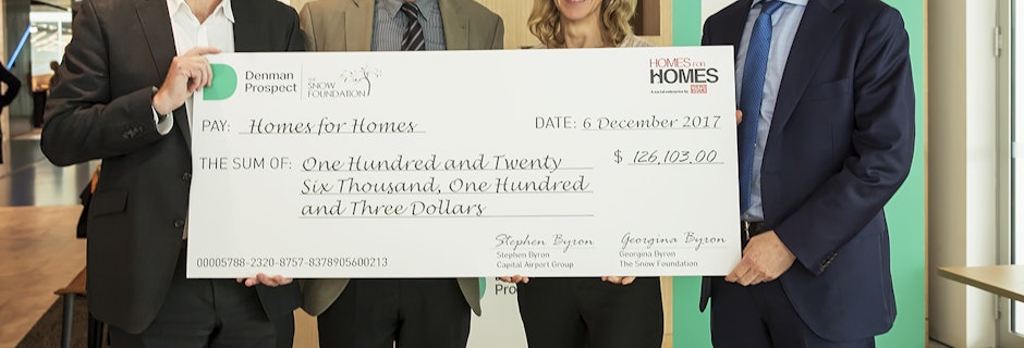 Capital Airport Group Makes First Payment to Homes for Homes Initiative Image for Capital Airport Group Makes First Payment to Homes for Homes Initiative