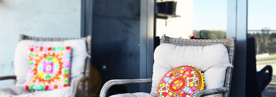 Image for How to turn your balcony into an oasis: Get our top styling tips and see Rosemarie's reveal