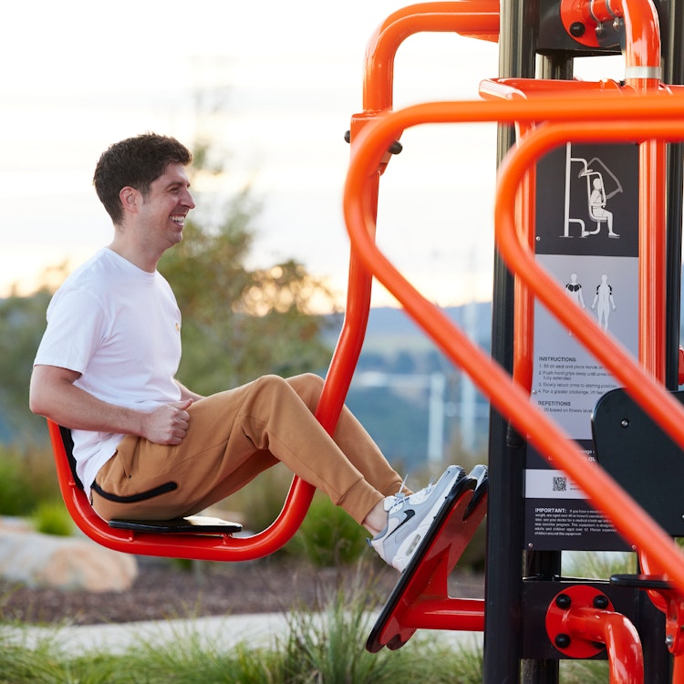 Image for Adult gym equipment at Ridgeline Park