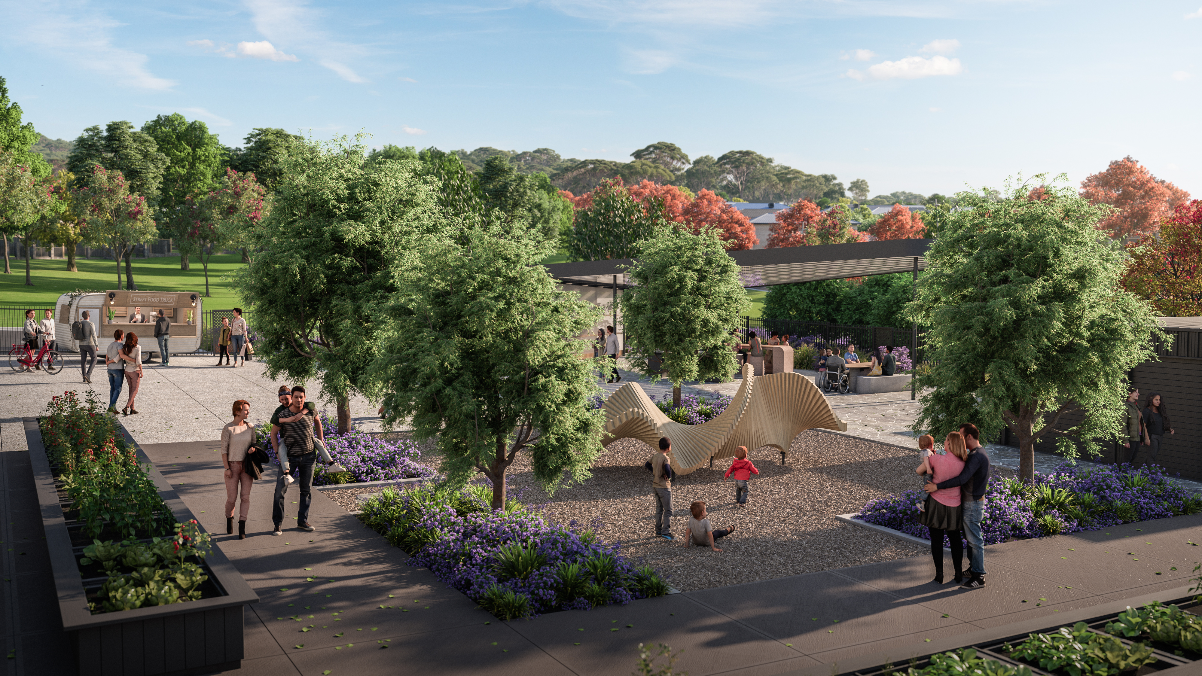 Image for See the features planned for the Denman North community garden