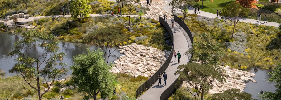 Artist's impression. Image is indicative only. Image for See what's coming in the next stage of Denman Village Park