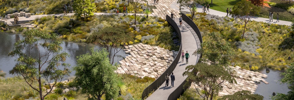 Artist's impression. Image is indicative only. Image for See what's coming in the next stage of Denman Village Park