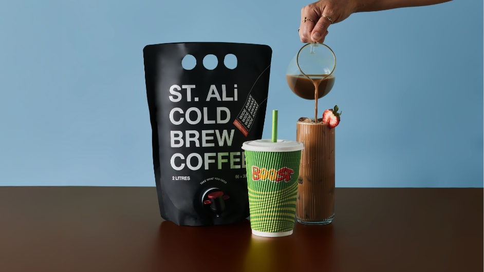 Image for Cold brew coffee... with a Boost twist