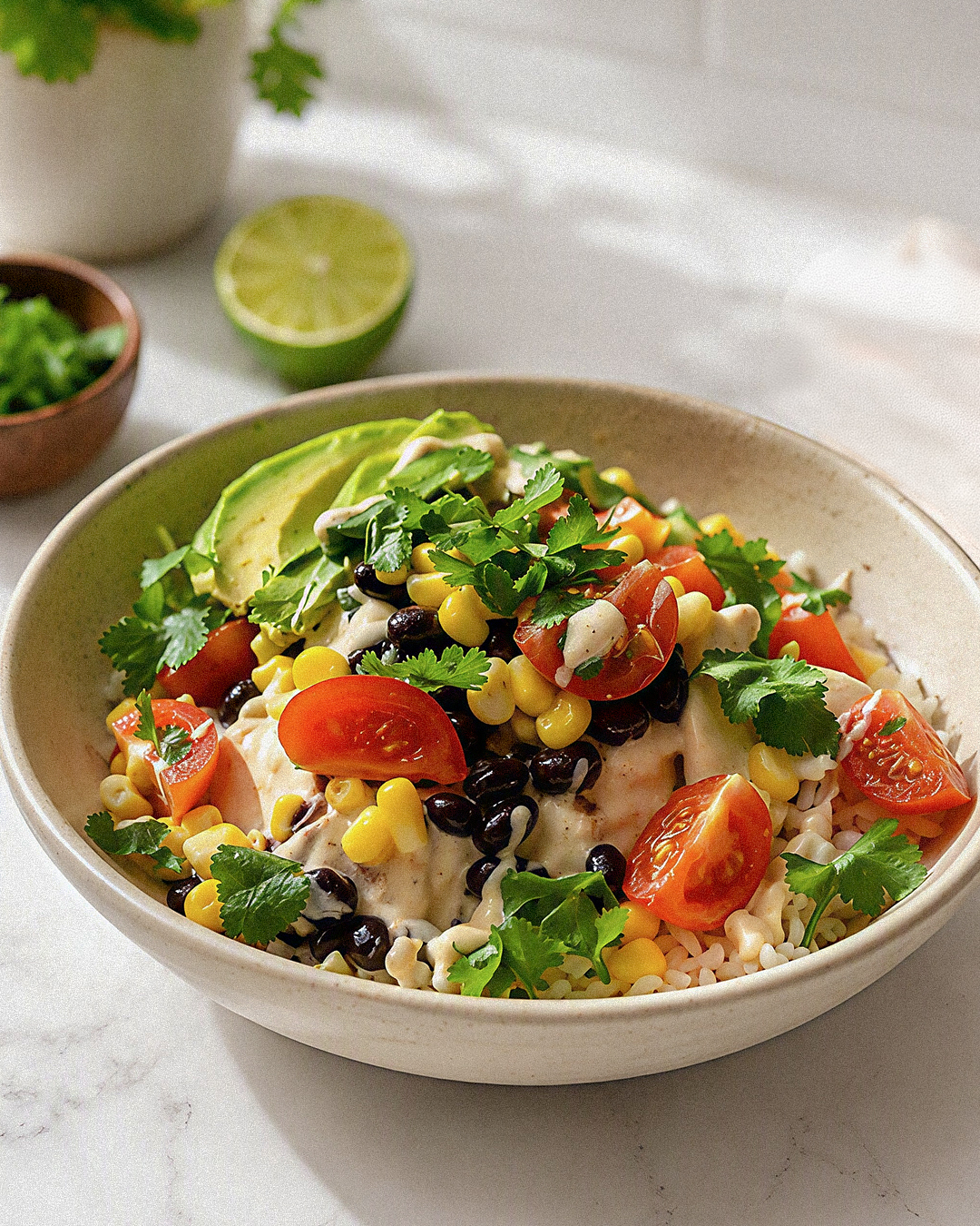Image for Easy Dinner Inspiration: Chicken Chipotle Bowls