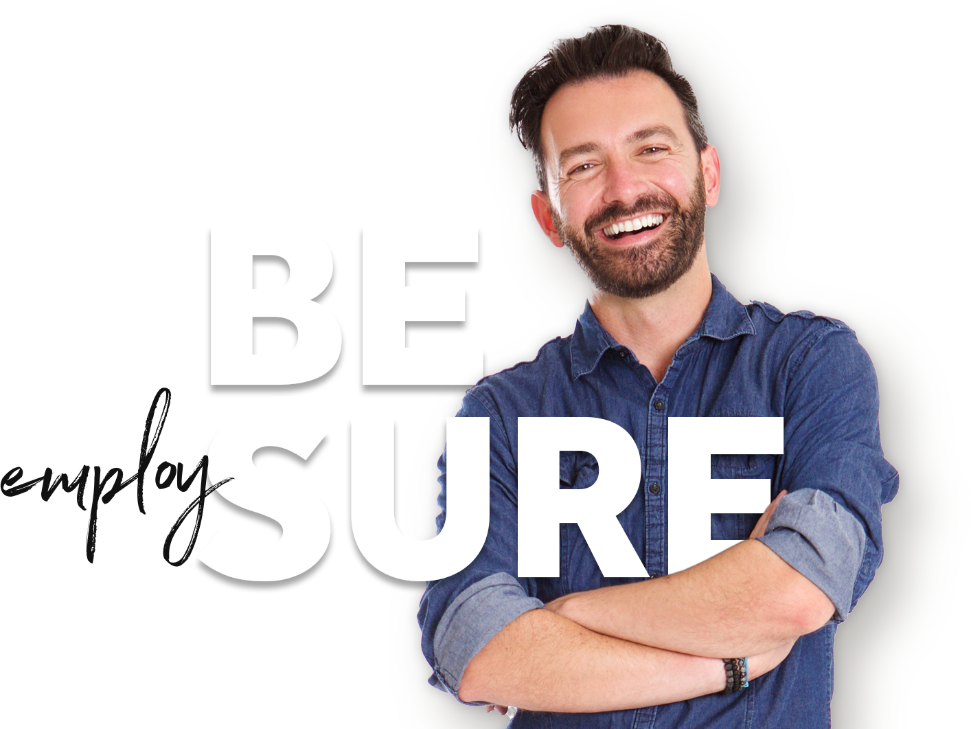 Happy Customer with Holding up Be employ Sure