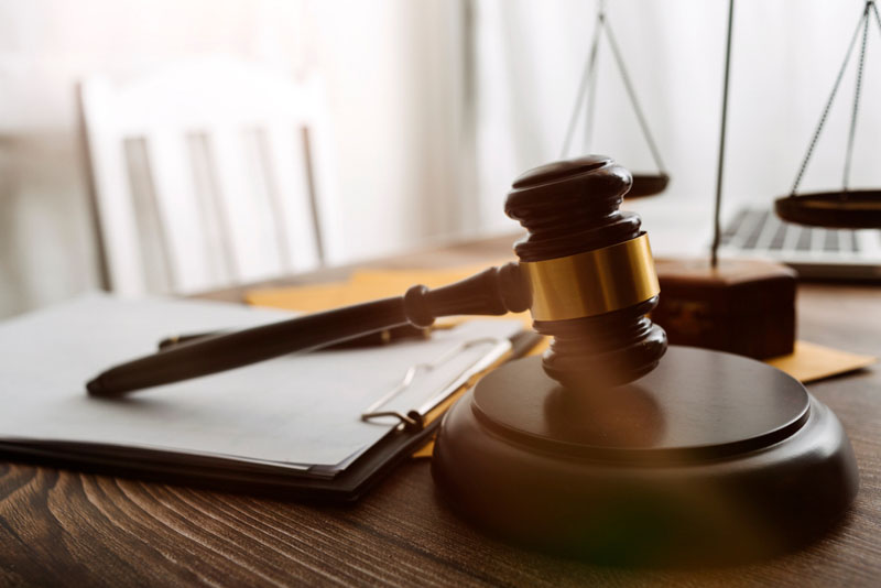 judges gavel on wooden table