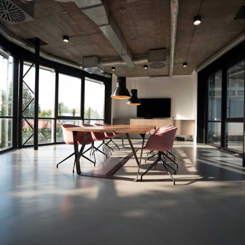 modern trendy business meeting room