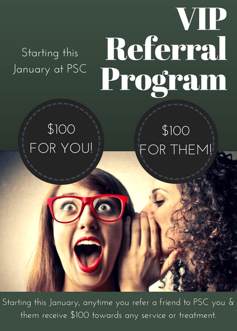 VIP Referral Program flyer