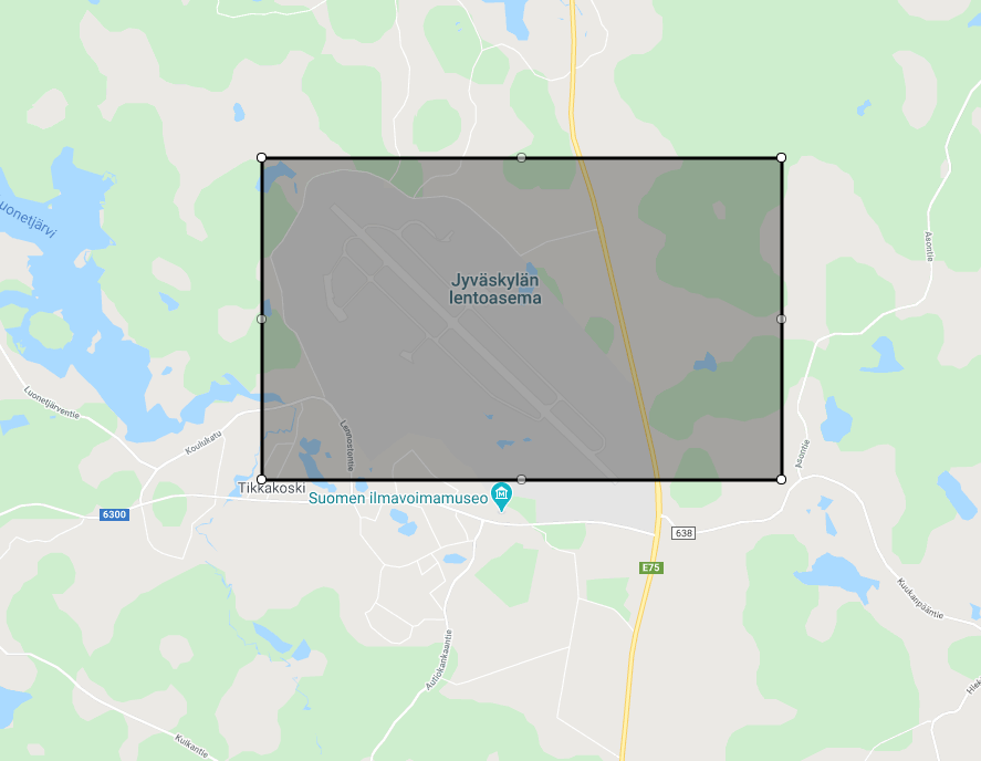 Geofence = Elektroninen aita