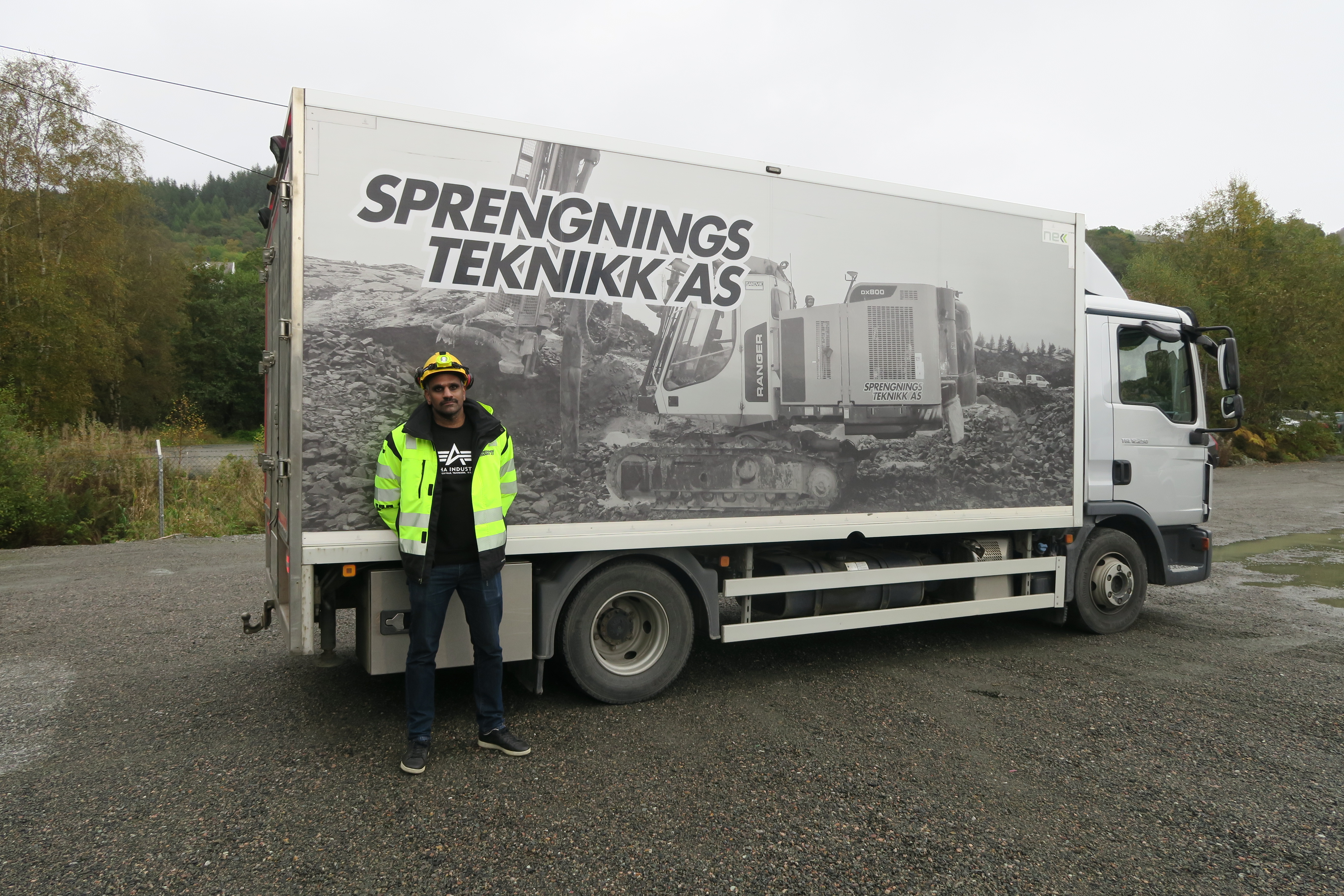 Sprengningsteknikk AS bruker telematikk til å finne tilbake til stjålne og glemt utstyr