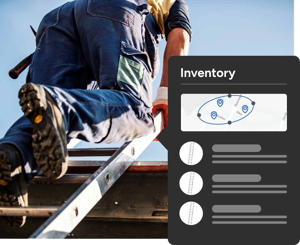 Inventory control ladders facility management