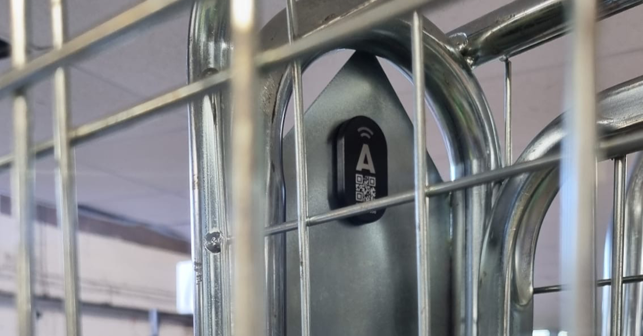 Sporingsbrikke på trillebur