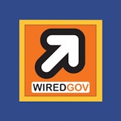 Wired Gov logo with blue background