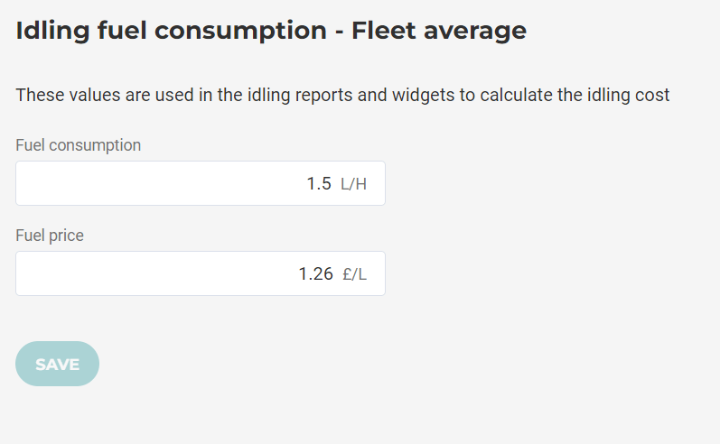 Idling overview screenshot