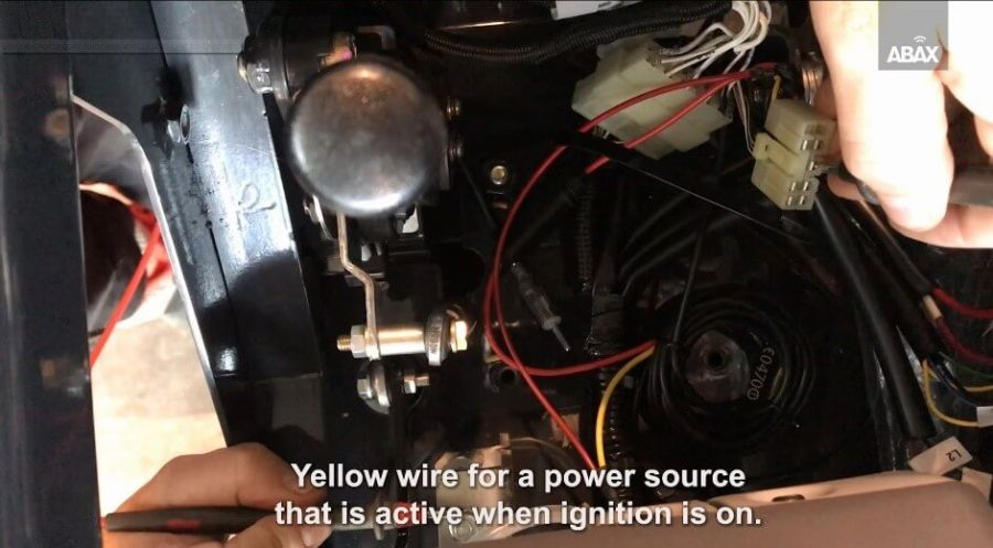 Yellow wire setup for a ez unit