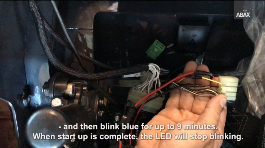 Checking light sequence for abax eq unit