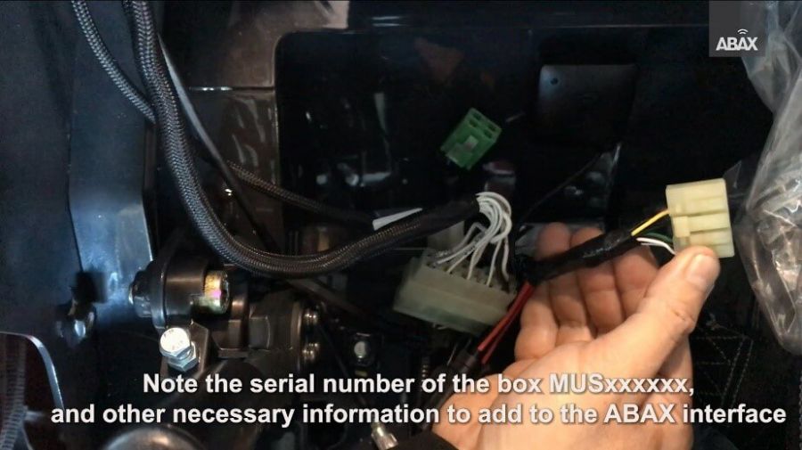 Note serial number of the eq-unit
