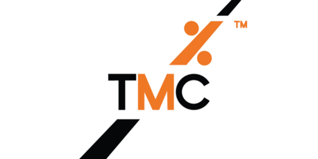 TMC logo in orange and balck