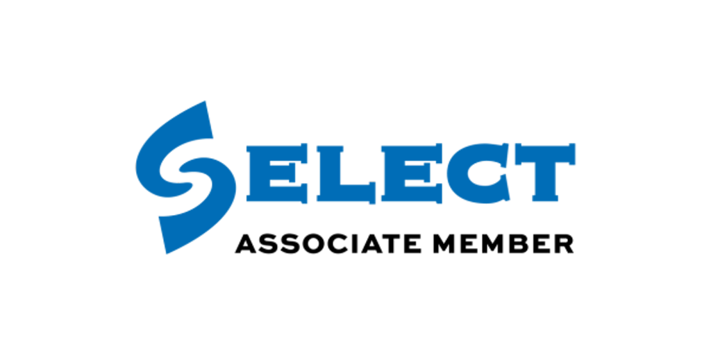 Select Member Logo in blue and black