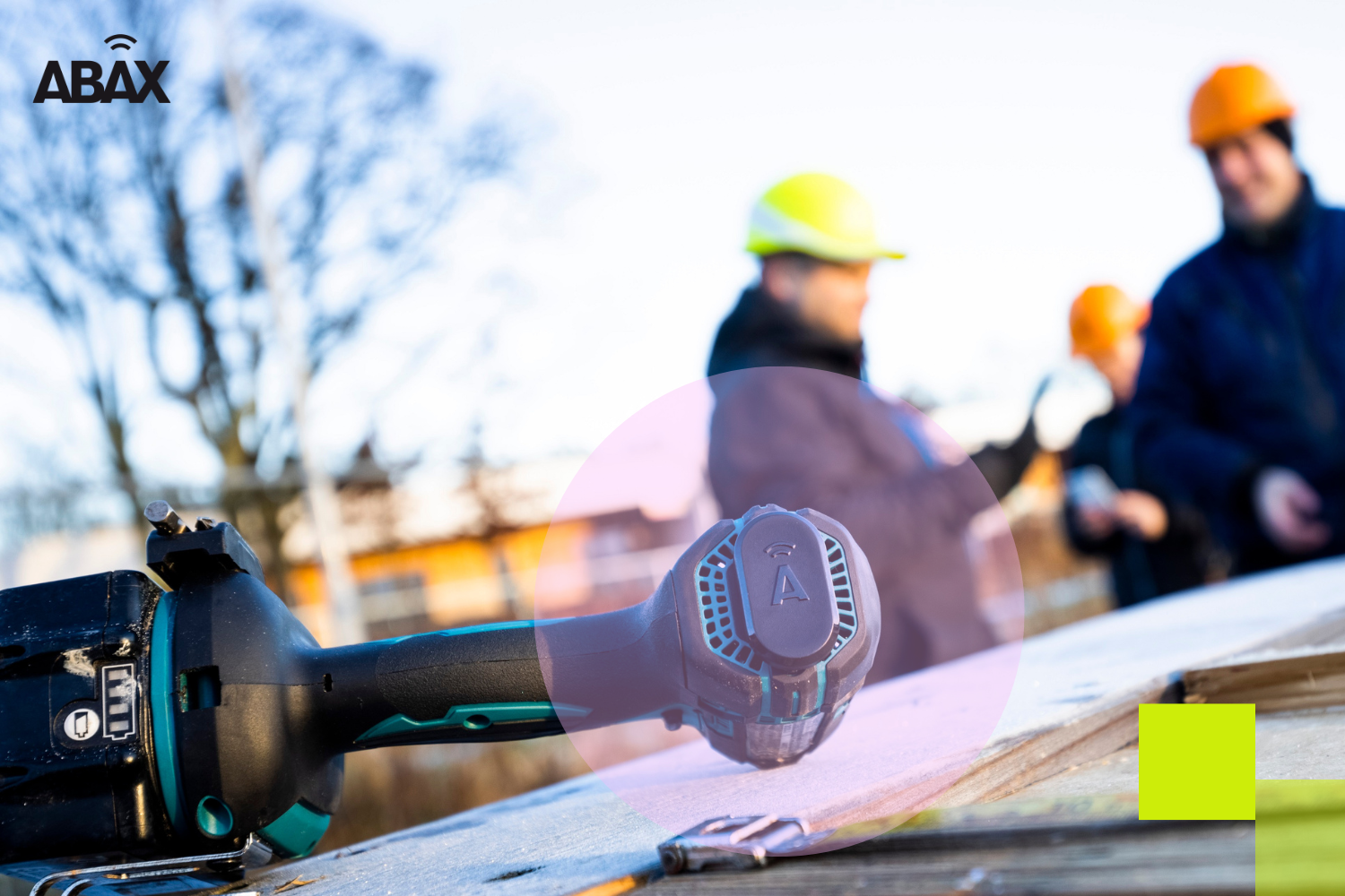 ABAX locator in de bouw